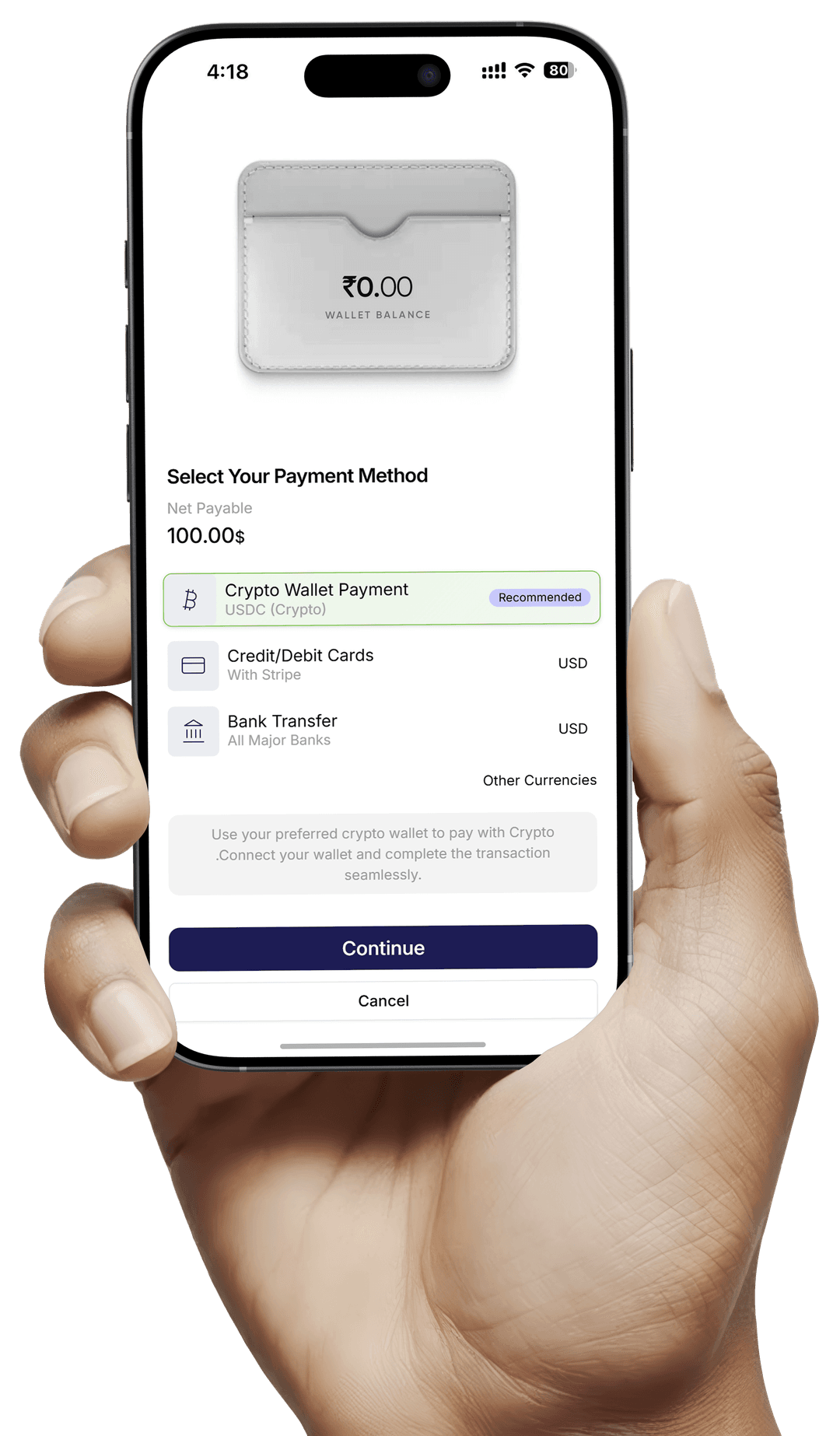 vesta portfolio mockup